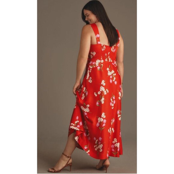 Maeve Sleeveless d Seamed Slip Midi Dress 3X - Picture 4 of 4